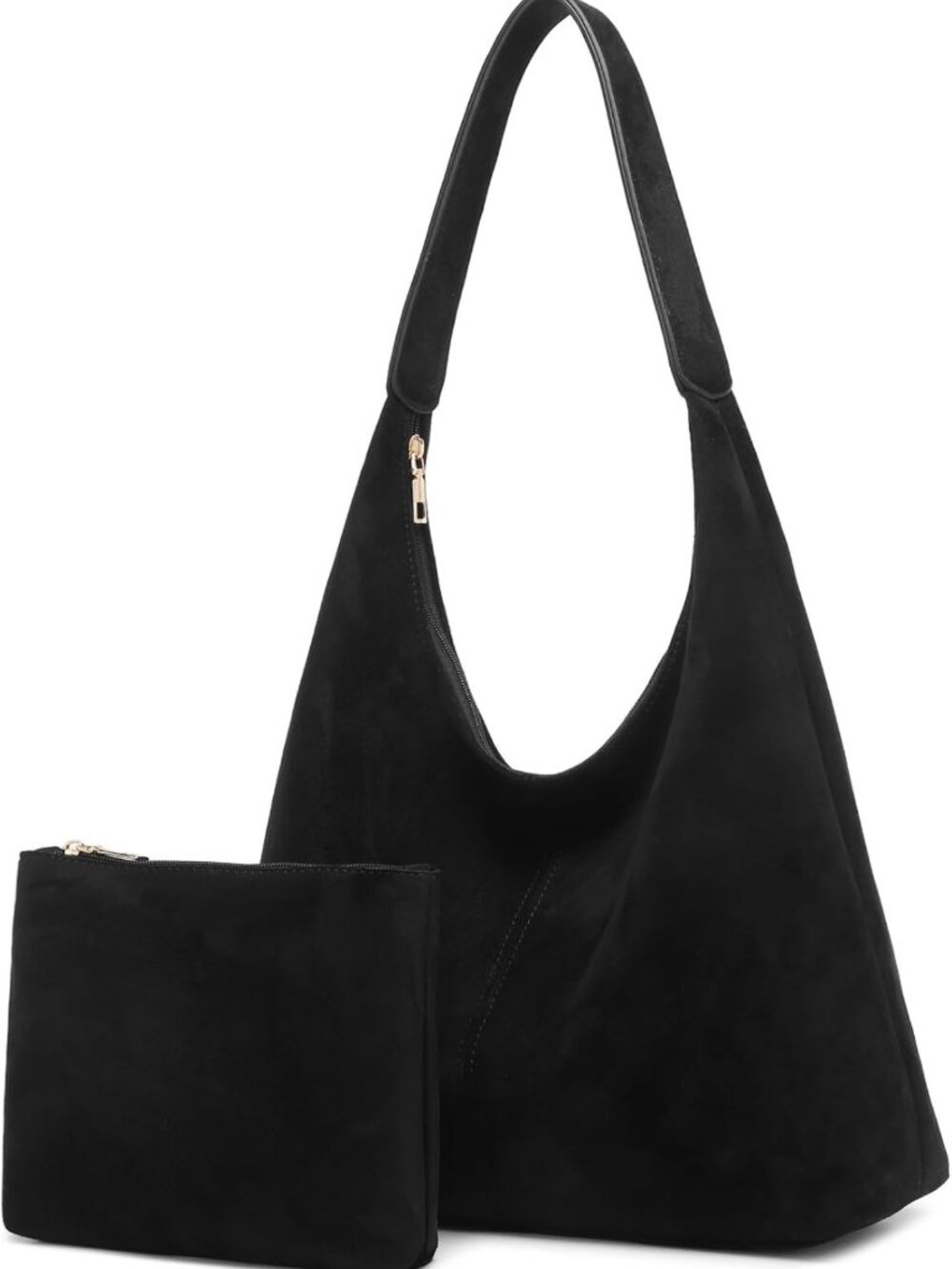 Chic Slouchy Suede Hobo Bag for Women | Casual Shoulder Tote Purse for Work